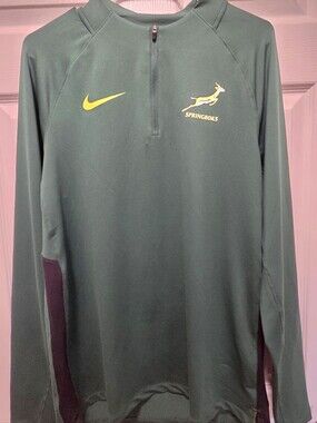 Nike South Africa Springboks Rugby 1/4-Zip Training Top - Men's [Insert Size] -